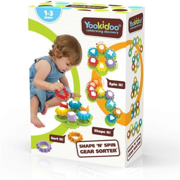 Shape ‘N’ Spin Gear Sorter. A Developmental Activity Toy for Kids - Picture 6 of 7